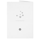 Eine blaue Katze auf einem Vintagen roten Fahrrad (Hinten)