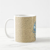 Eine Blaue Krabbe Kaffeetasse (Links)