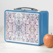 Eine blaue Lunchbox mit einem kaleidoskopischen ge (Beispiel)