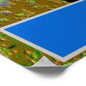 Eine blaue Tasse Poster (Ecke)