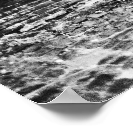 Eine blaue Tür Poster (Ecke)