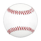 eine blaue und braune Blume mit roter Mitte Baseball (Rückseite)