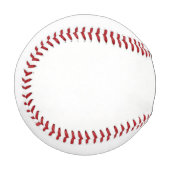 eine blaue und braune Blume mit roter Mitte Baseball (Vorderseite Links)
