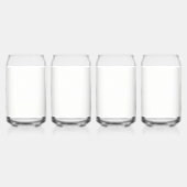 eine blaue und schwarze Blume Dosenglas (Links)