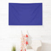 eine blaue Wand mit Uhr Banner (InSitu)