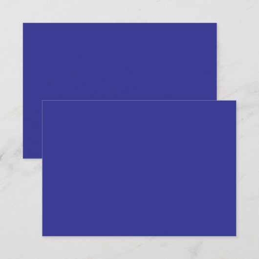 eine blaue Wand mit Uhr Dankeskarte (Vorne/Hinten)