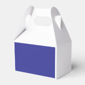 eine blaue Wand mit Uhr Geschenkschachtel (Rückseite)