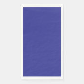 eine blaue Wand mit Uhr Serviette (Vorderseite)