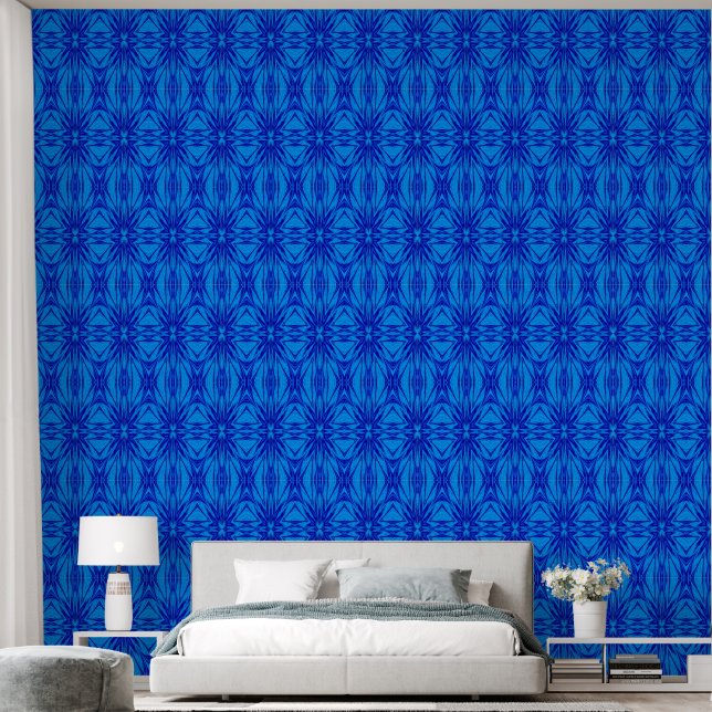 Eine blaue Wildblume 4 Tapete (Schlafzimmer)