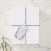 Eine Blauer Brautparty-Display-Dusche Geschenkanhänger (Mit Garn)