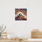 Eine Blechblaskapelle Poster (Küche)