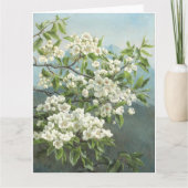 Eine blühende Birne, Christensen 1891 Karte (Vorderseite)