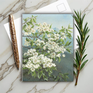 Eine blühende Birne, Christensen 1891  Postkarte