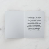 Eine blühende Hommage an die Mama Dankeskarte (Innenseite)