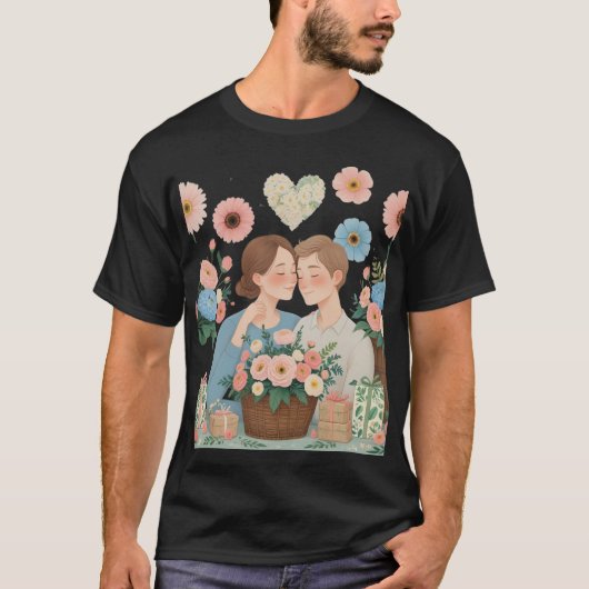 🌸 💖 eine blühende Liebe 🌿 ✨ T-Shirt (Vorderseite)