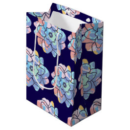 Eine Blume aus Farbflecken Mittlere Geschenktüte