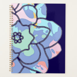 Eine Blume aus Farbflecken Planer