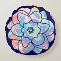 Eine Blume aus Farbflecken