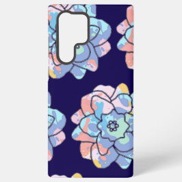 Eine Blume aus Farbflecken Samsung Galaxy Hülle