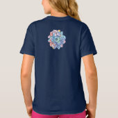 Eine Blume aus Farbflecken T-Shirt (Rückseite)