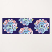 Eine Blume aus Farbflecken Yogamatte (Vorderseite (Horizontal))