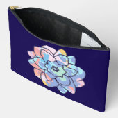 Eine Blume aus Farbflecken Zubehörtasche (Offen)