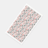 Eine Blume blüht für ihre eigene Freude Serviette (Ecke)