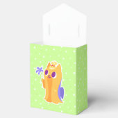 "Eine Blume für dich" Kawaii Yorkie Geschenkschachtel (Geöffnet)