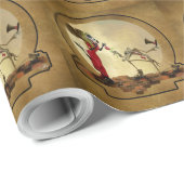 Eine Blume für M'lady Geschenkpapier (Rolleneckpunkt)