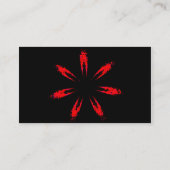 Eine Blume für Sie Geschäfts-Karte Visitenkarte (Rückseite)