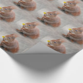 Eine Blume für Sie Verpackungs-Papier Geschenkpapier (Ecke)