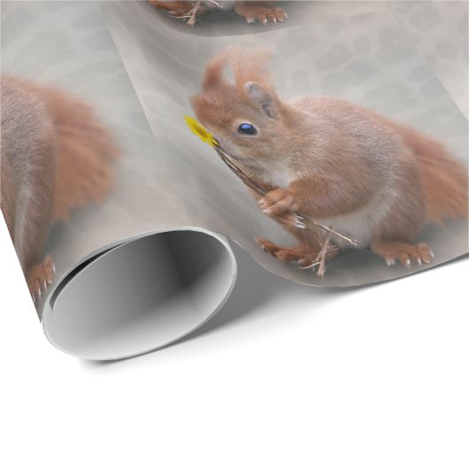 Eine Blume für Sie Verpackungs-Papier Geschenkpapier (Rolleneckpunkt)
