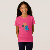 Eine Blume für You Girls' Fine Jersey T - Shirt (Vorne ganz)