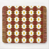 Eine Blume-Gemustert-Maus-Rubel Mousepad (Vorne)