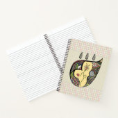 Eine Blume im SpiralNotebook Notizbuch (Innenseite)