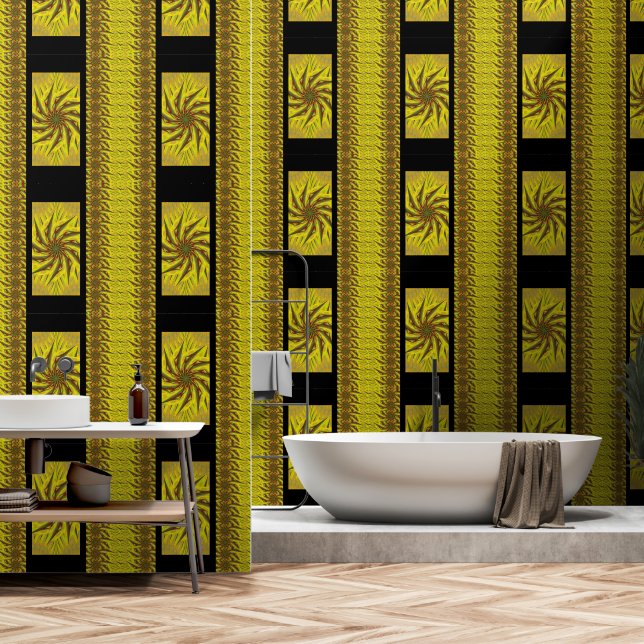 Eine Blume im Wind 1 Tapete (Badezimmer)