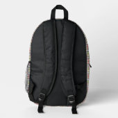 Eine Blume innerhalb Bedruckter Rucksack (Rückseite)