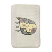 Eine Blume innerhalb der Badematte (Vorderseite Vertikal)