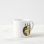 Eine Blume innerhalb der Tasse (Vorderseite Rechts)