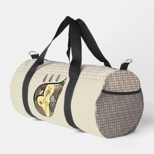 Eine Blume innerhalb Duffle Bag (Rechte Ecke)