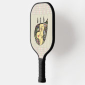 Eine Blume innerhalb Pickleball Schläger (Links)