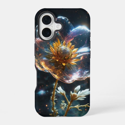 Eine Blume iPhone 16 Hülle (Rückseite)