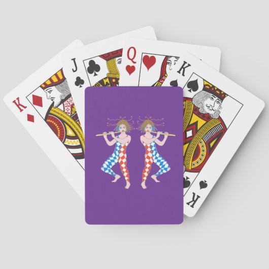Eine Blume Spielkarten (Rückseite)