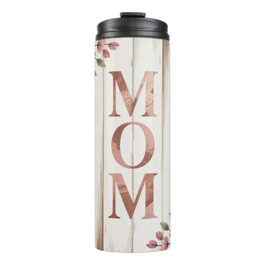 Eine Blumengrüße Thermosbecher (Vorderseite)