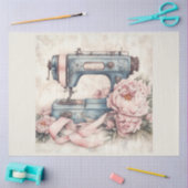 Eine Blumennähmaschine, Design #15 Seidenpapier (Basteln)