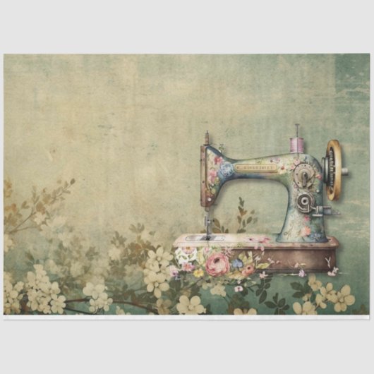 Eine Blumensäge, Design #36 Seidenpapier (Vorderseite)