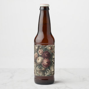 Eine Blüte auf - Gotisch Viktorianisch Bierflaschenetikett