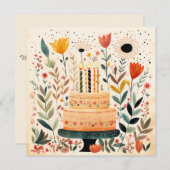 Eine Blüte der Freude: Blühende Wünsche (Vorne/Hinten)