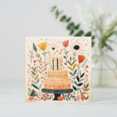 Eine Blüte der Freude: Blühende Wünsche (Stehend Vorderseite)