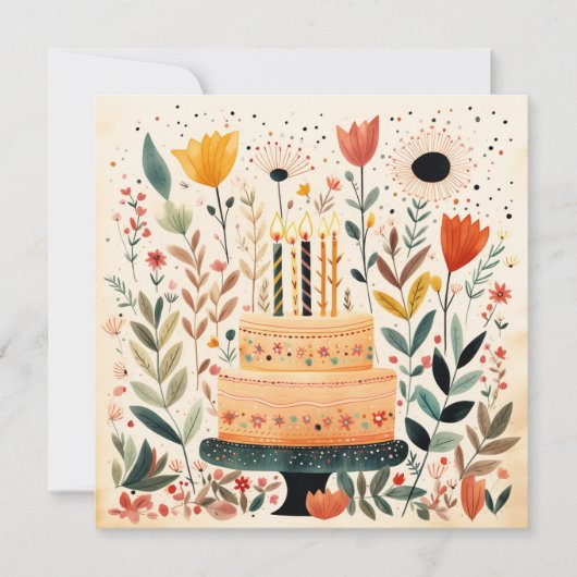 Eine Blüte der Freude: Blühende Wünsche (Vorderseite)